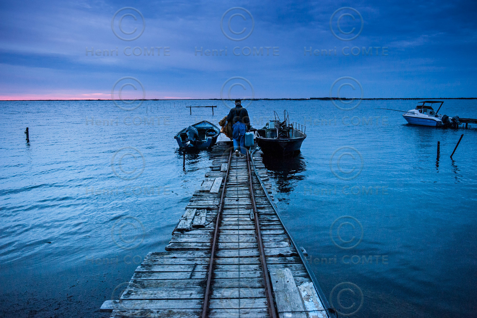 Pêche étang de thau