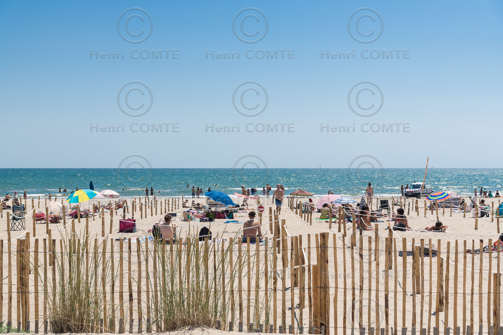 Plage Grande-Motte Covid 19