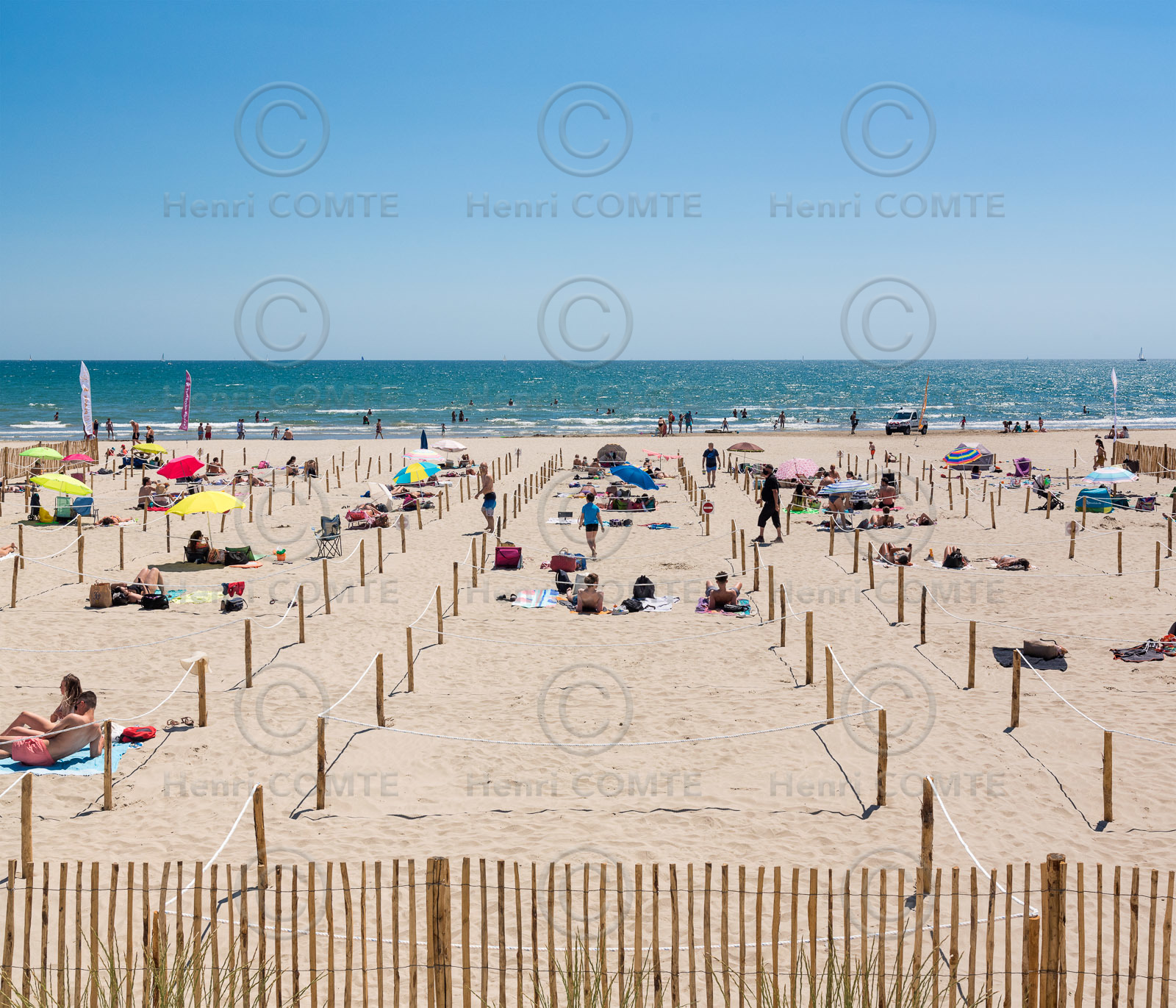 Plage Grande-Motte Covid 19