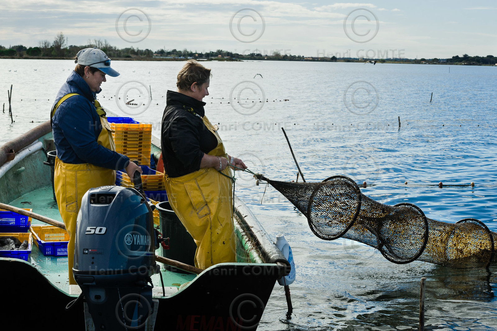 Pêche étang de thau