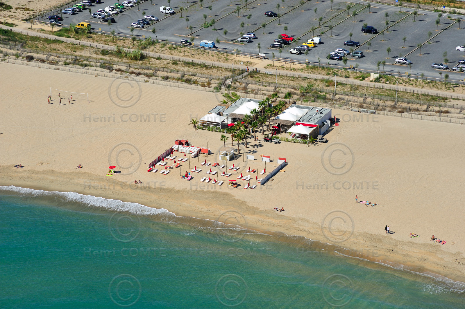 Lido et plage de Sète