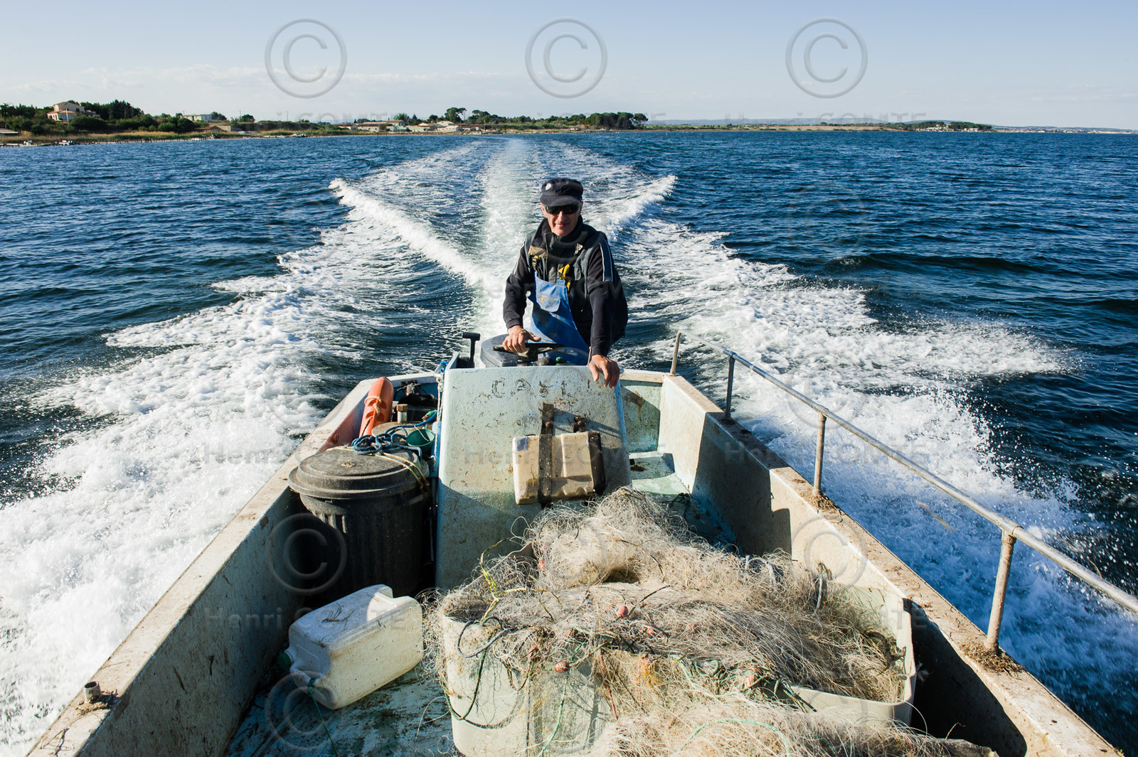 Pêche étang de thau