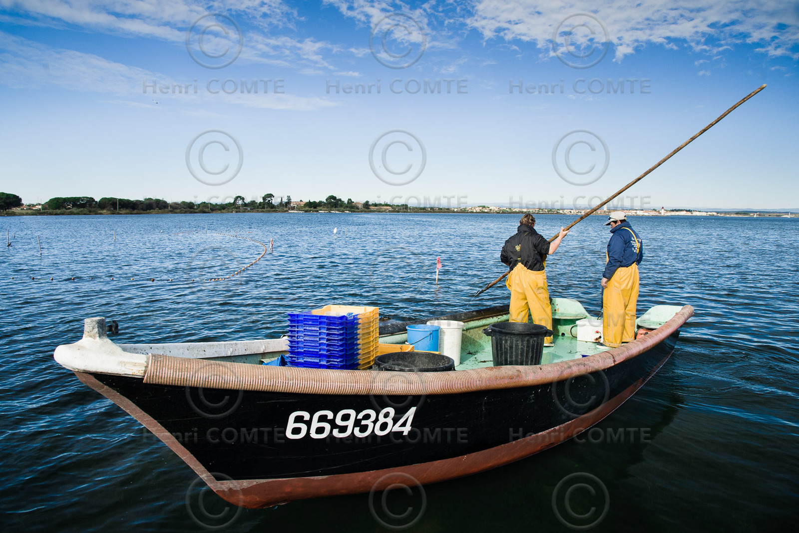 Pêche étang de thau